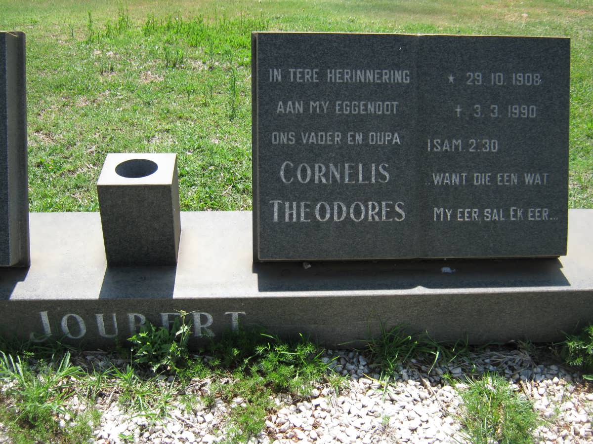 JOUBERT Cornelis Theodores 1908-1990