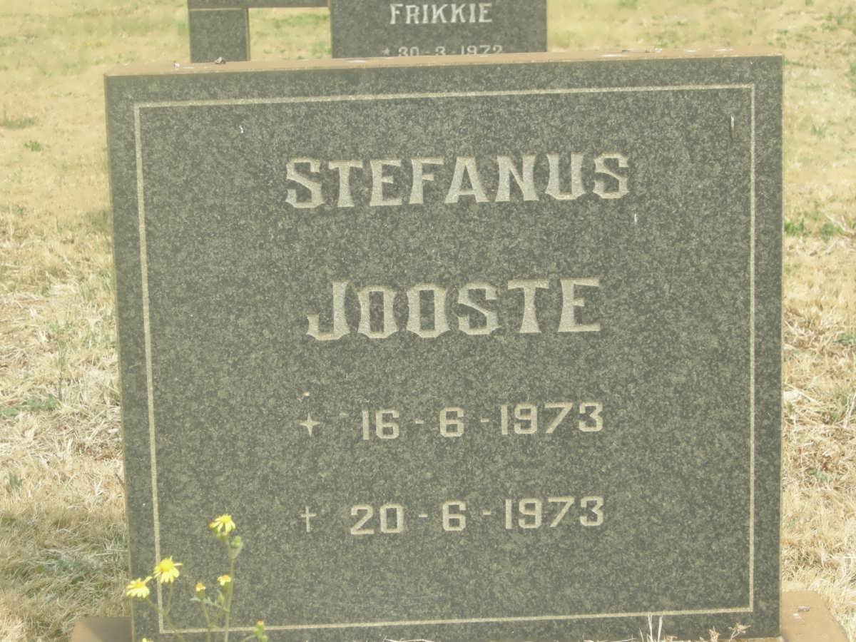 JOOSTE Stefanus 1973-1973