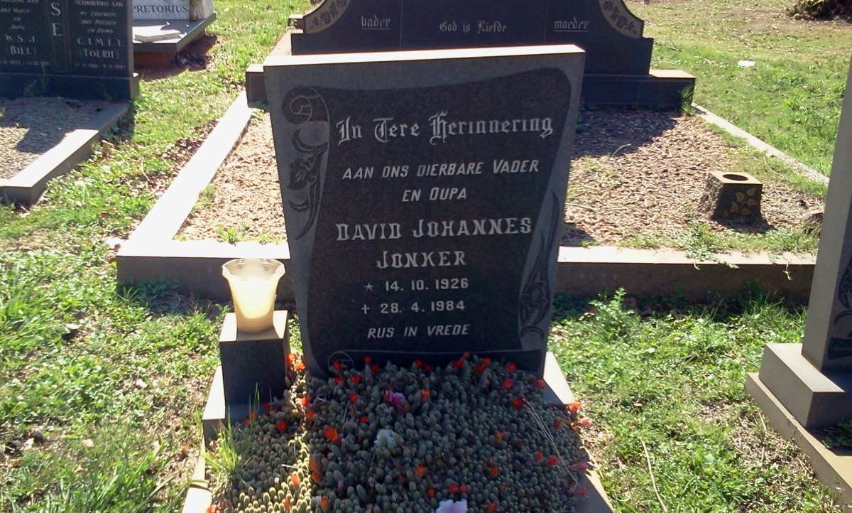 JONKER David Johannes 1926-1984