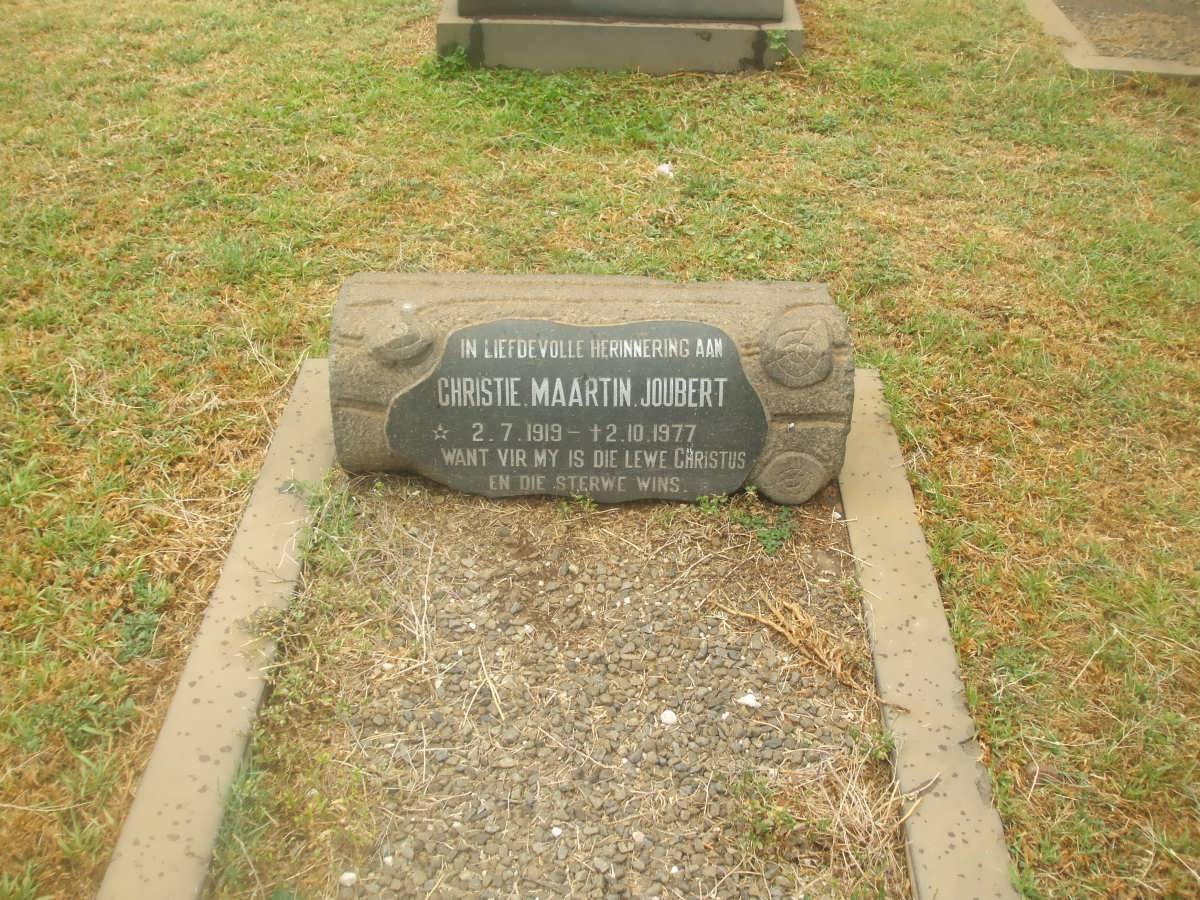 JOUBERT Christie Maartin 1919-1977