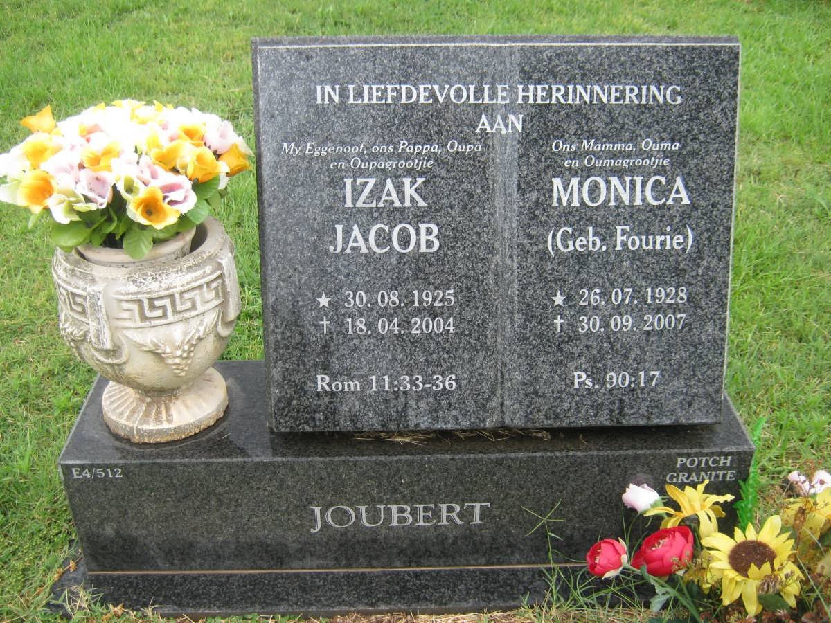 JOUBERT Izak Jacob 1925-2004 &amp; Monica FOURIE 1928-2007