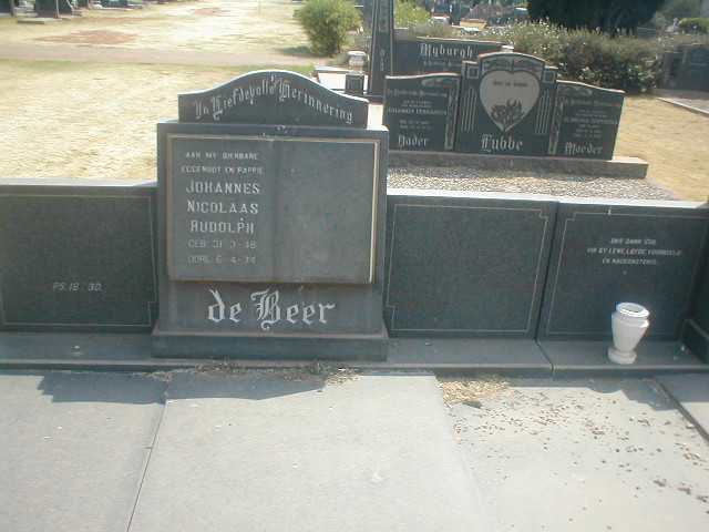 BEER Johannes Nicolaas Rudolph, de 1946-1974