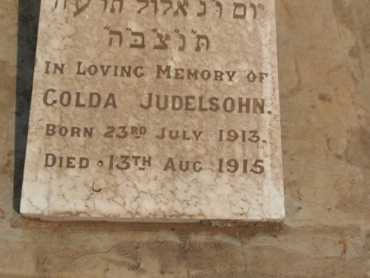 JUDELSOHN Golda 1913-1915