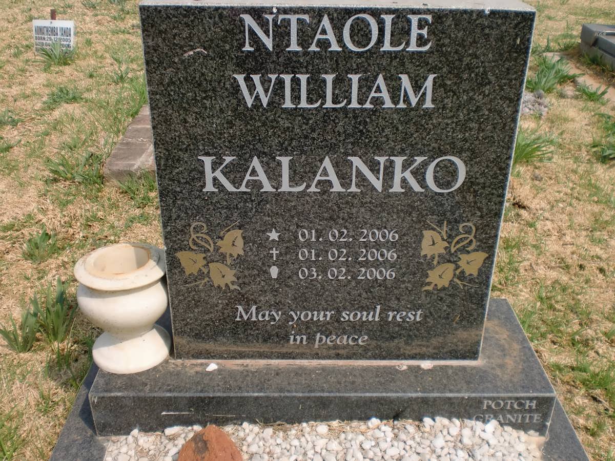 KALANKO N'taole William 2006-2006