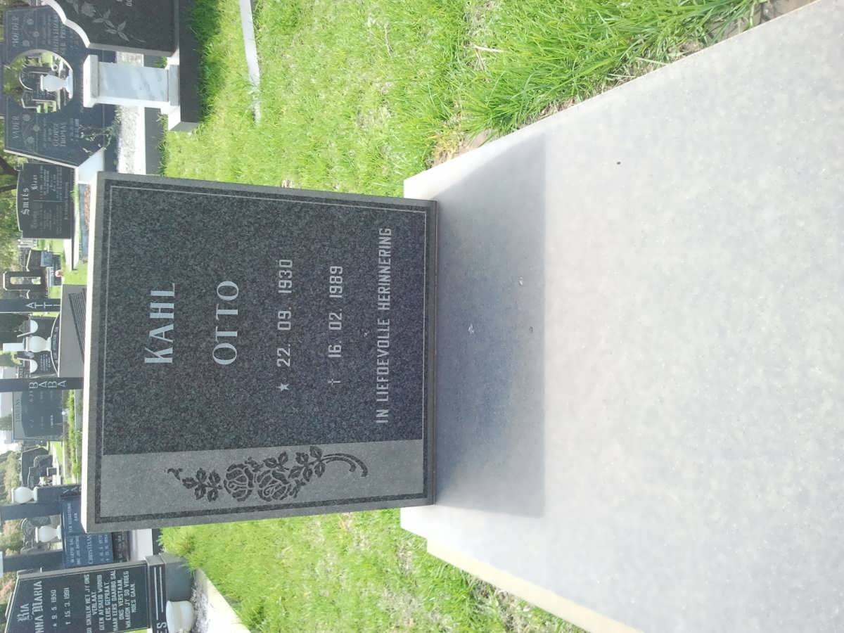 KAHL Otto 1930-1989