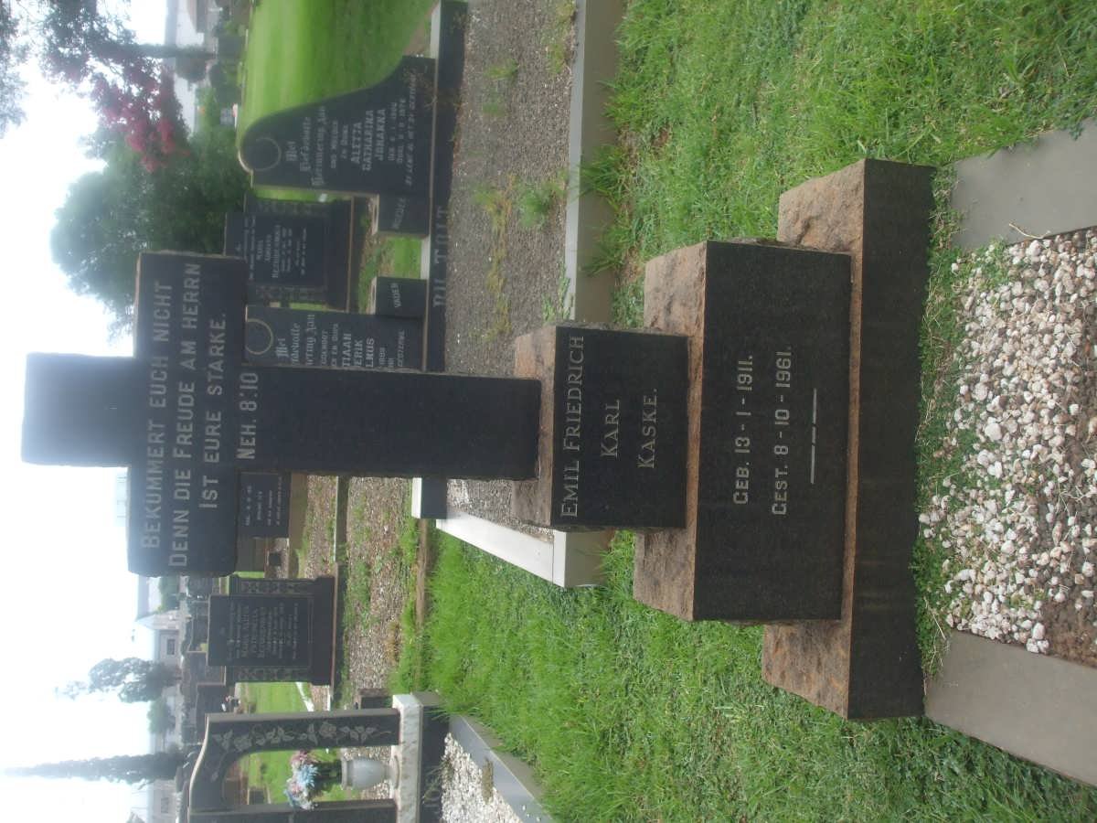KASKE Emil Friedrich Karl 1911-1961