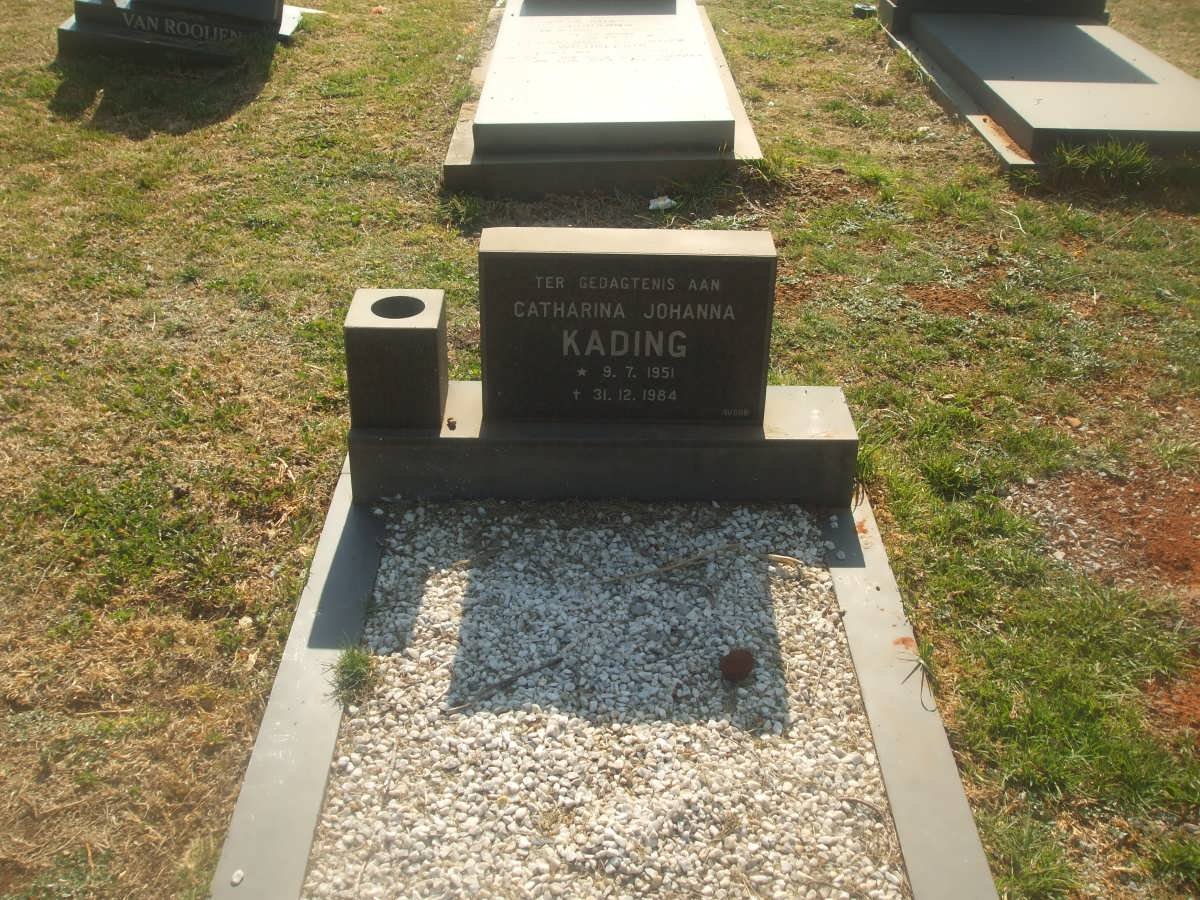 KADING Catharina Johanna 1951-1984