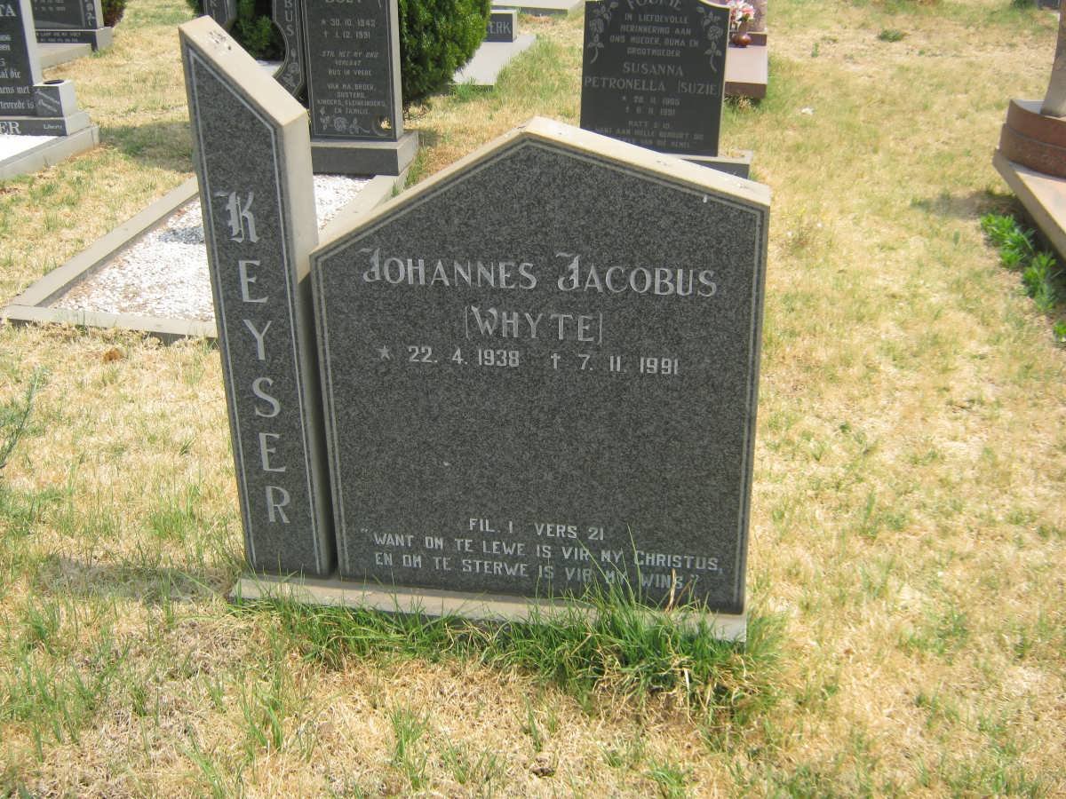 KEYSER Johannes Jacobus 1938-1991