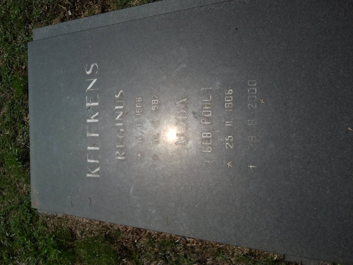 KELFKENS Reginus 1906-1987 &amp; Alida POHL 1906-2000