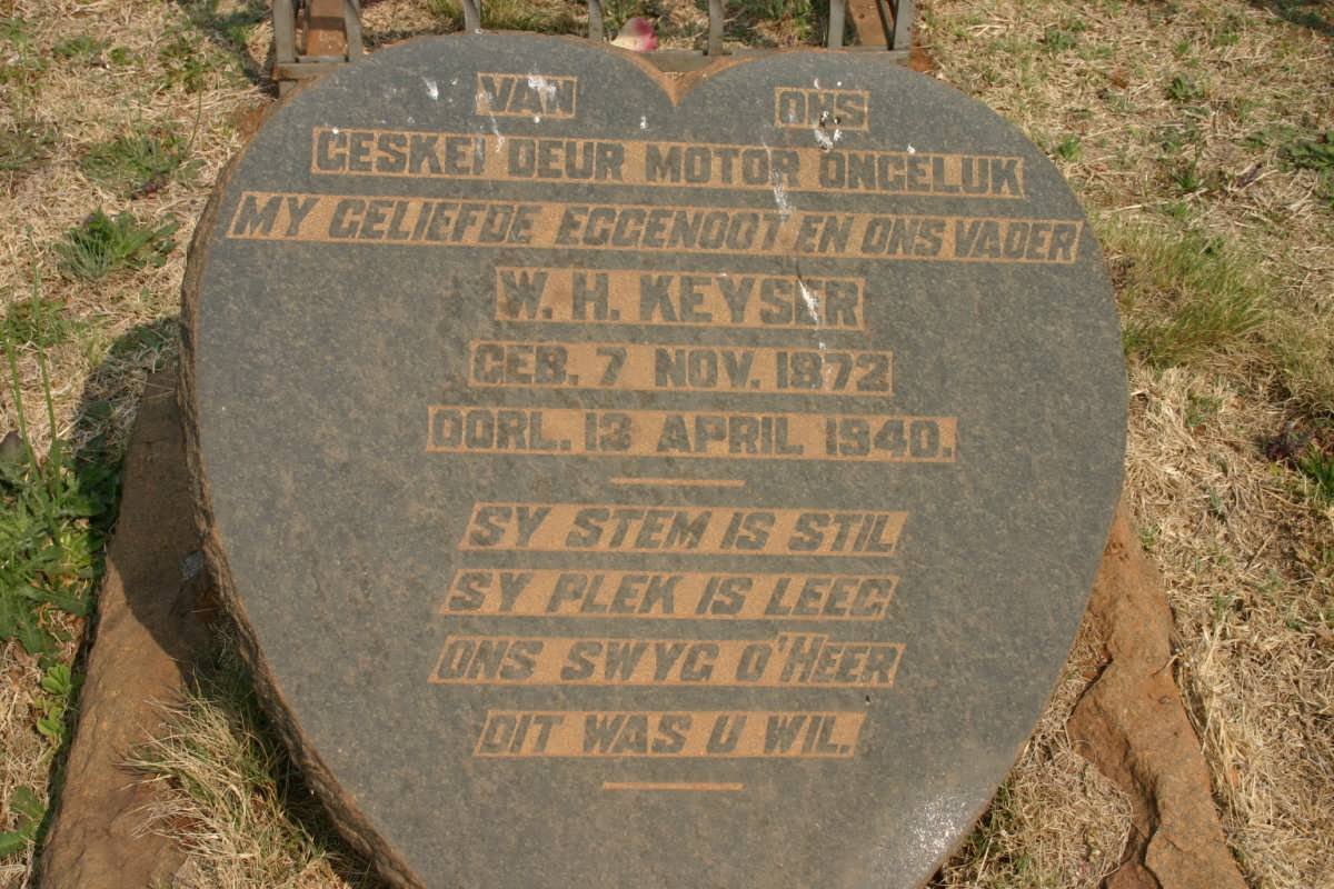KEYSER W.H. 1972-1940