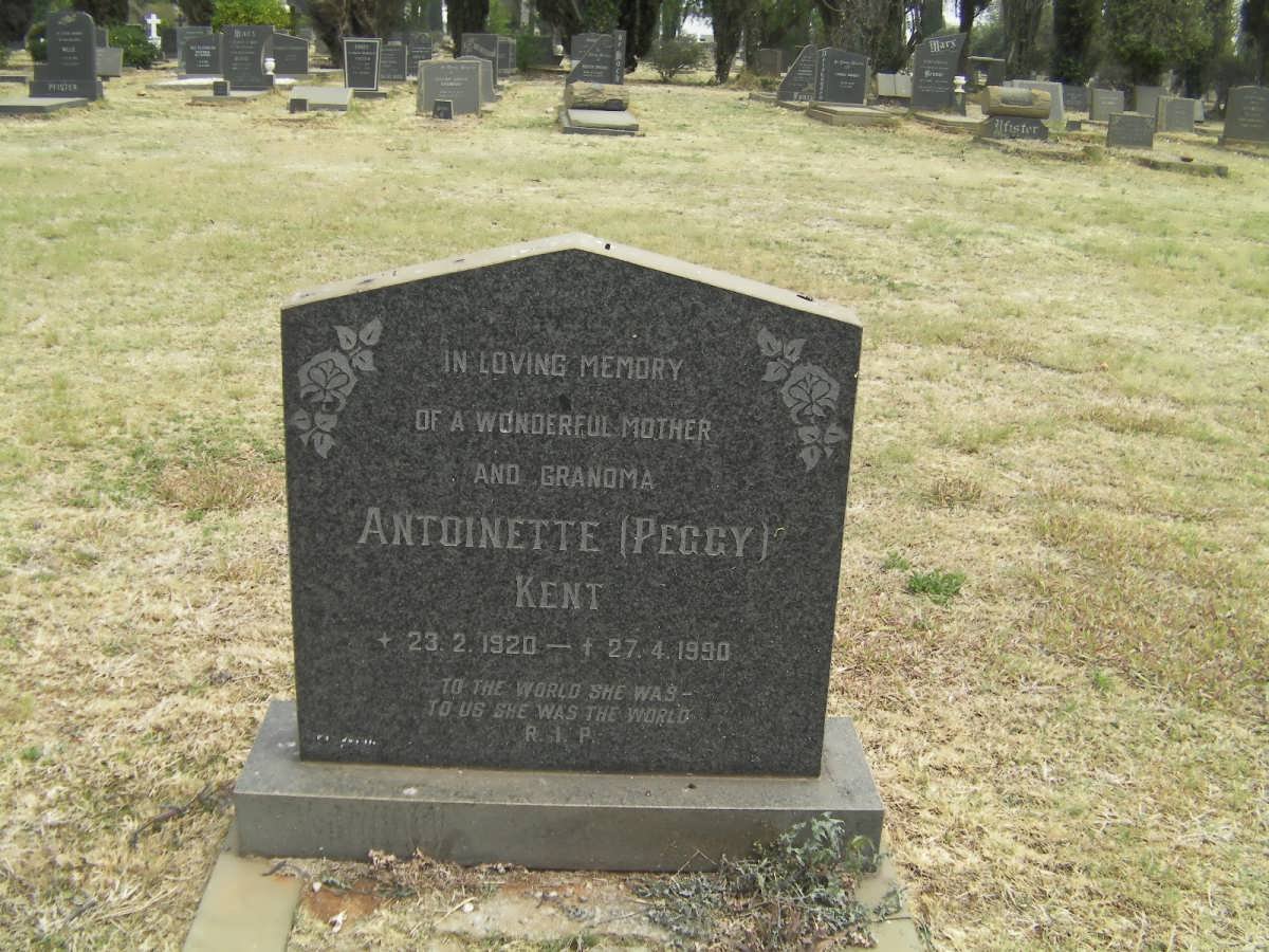 KENT Antoinette 1920-1990