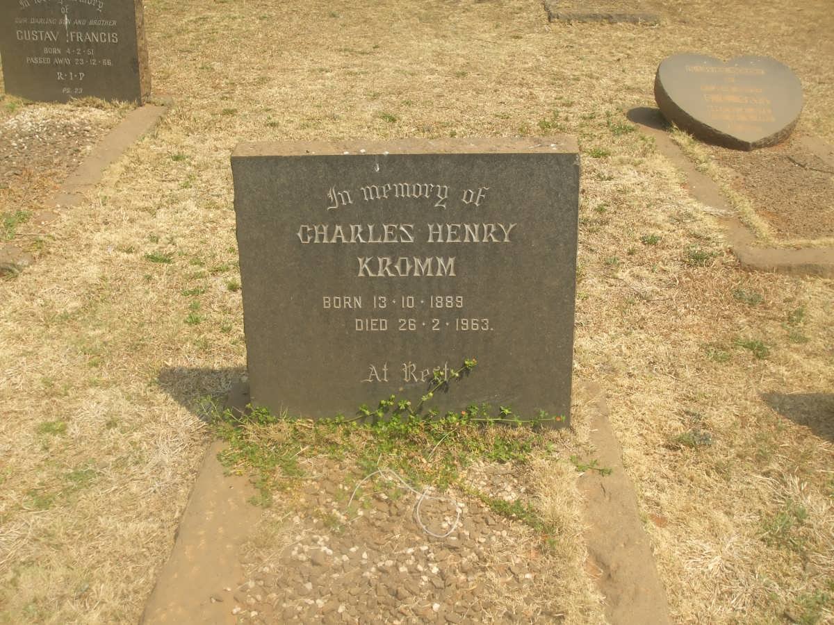 KROMM Charles Henry 1889-1963