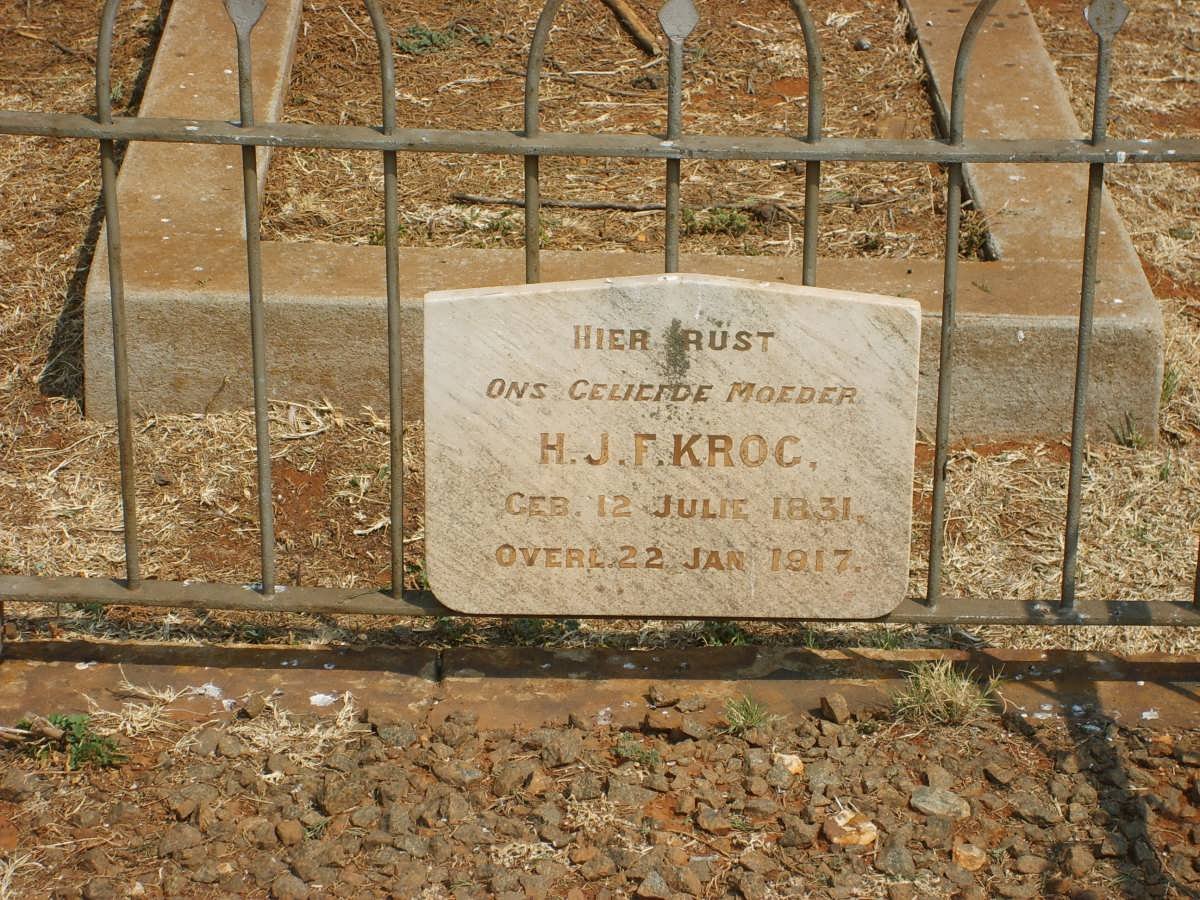 KROG H.J.F. 1831-1917