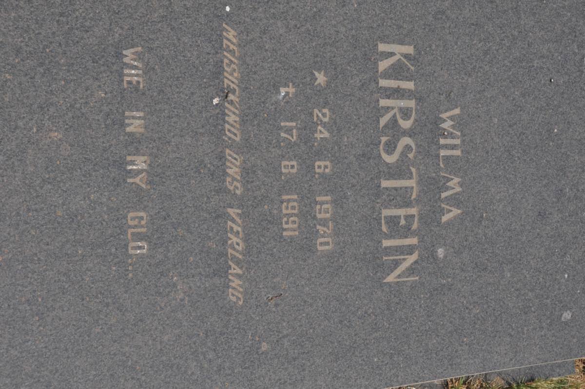 KIRSTEIN Wilma 1970-1991
