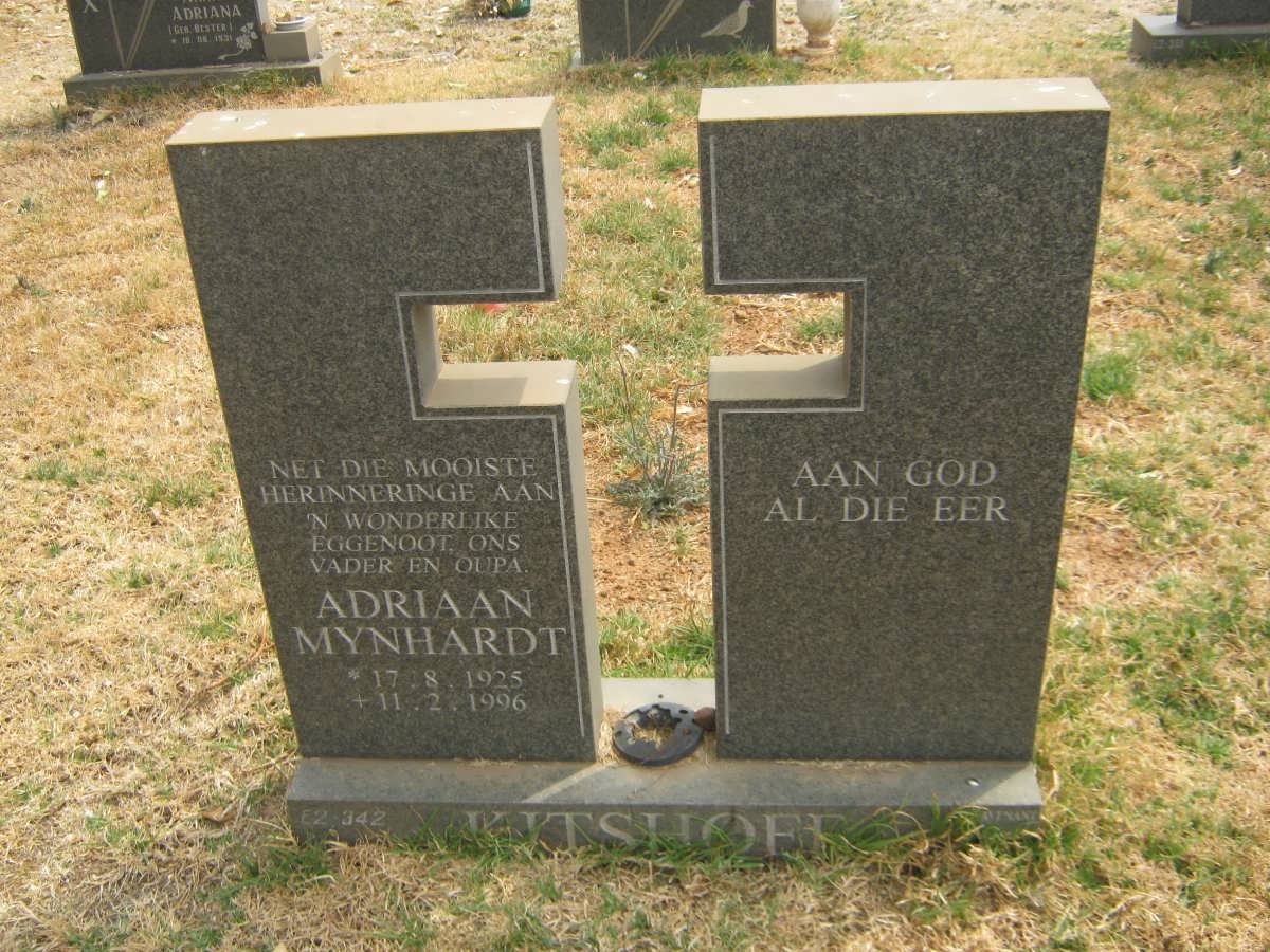 KITSHOFF Adriaan Mynhardt 1925-1996
