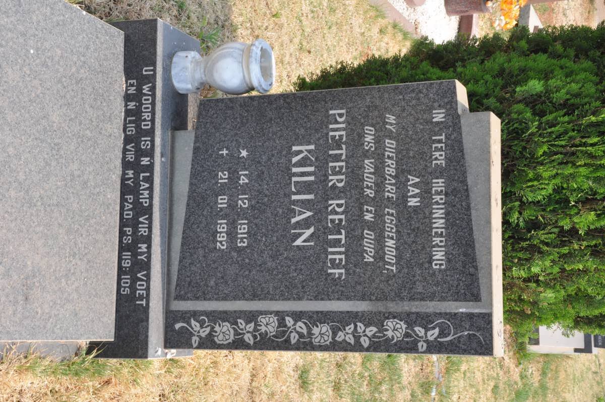 KILIAN Pieter Retief 1913-1992