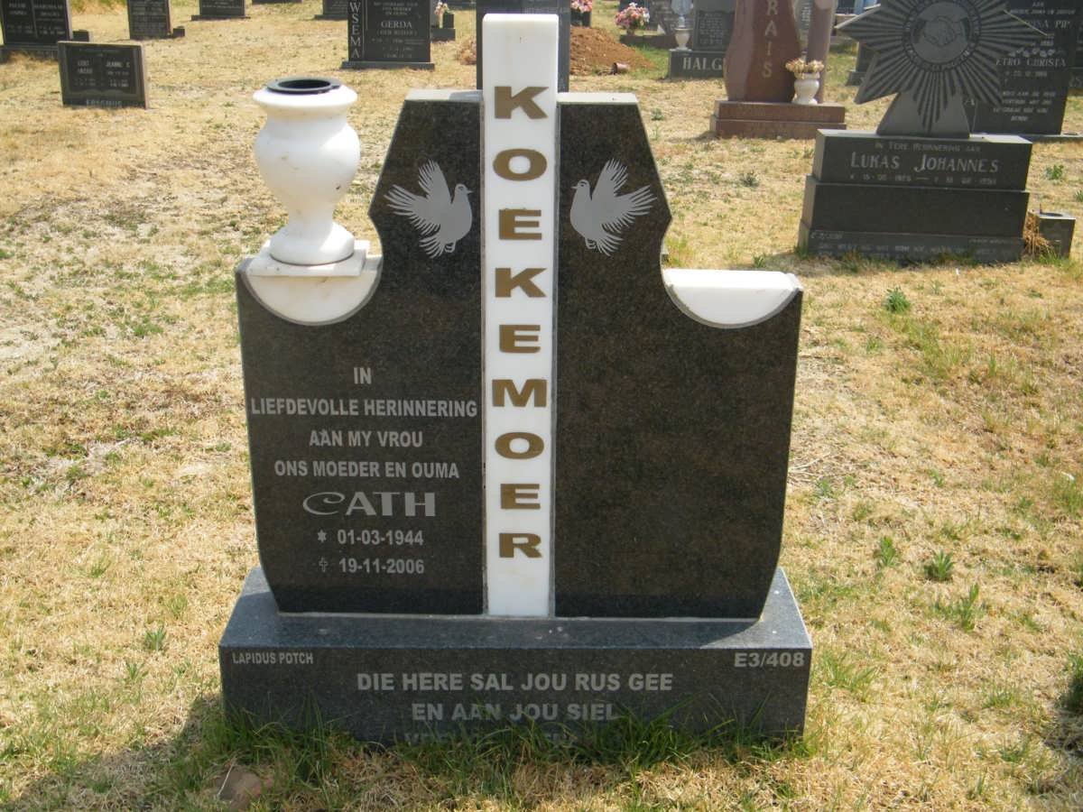 KOEKEMOER Cath 1944-2006