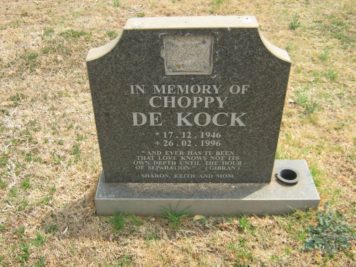 KOCK Choppy, de 1946-1996