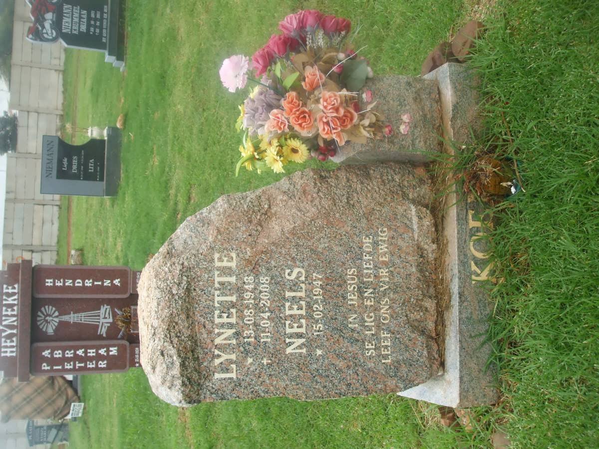 KOEN Neels 1947- &amp; Lynette 1948-2008