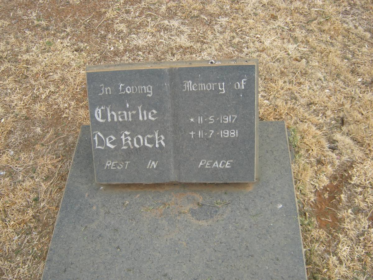 KOCK Charlie, de 1917-1981