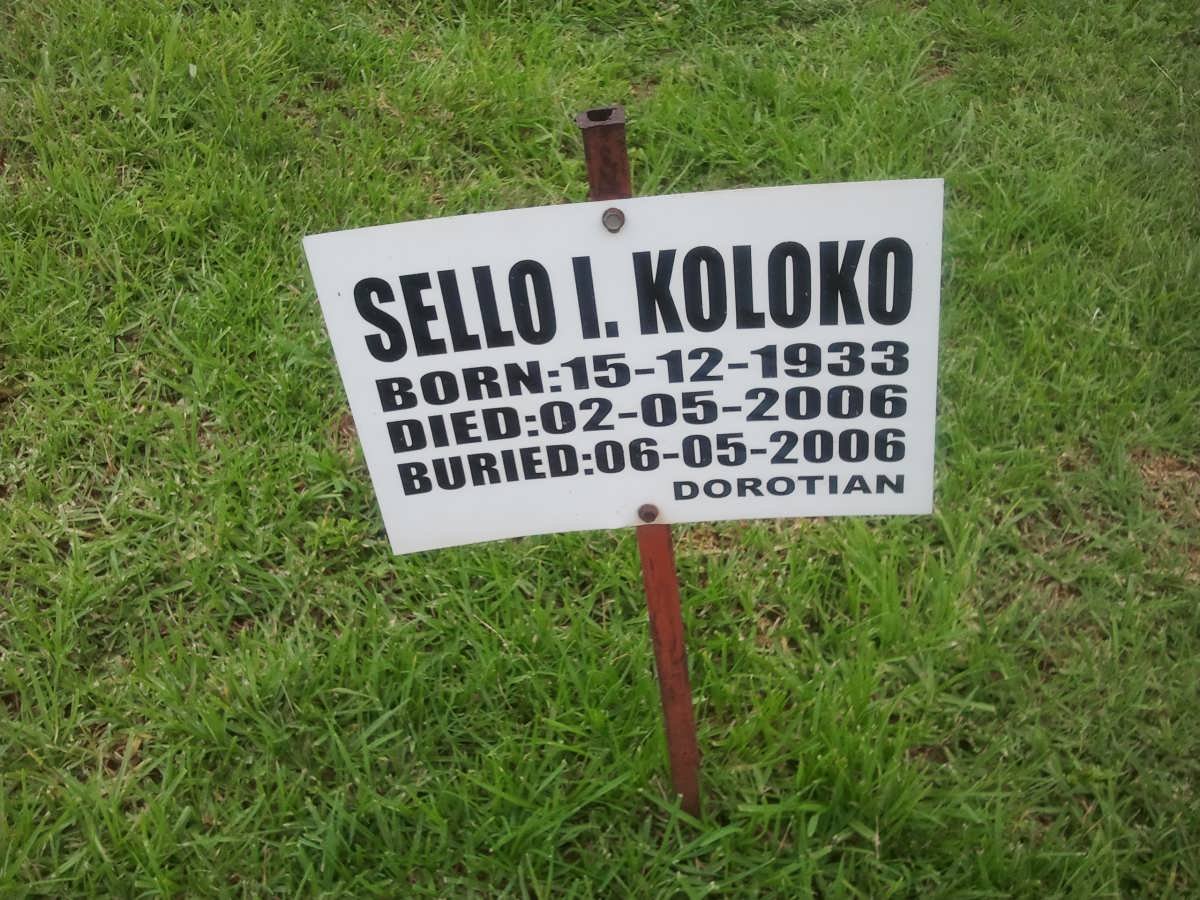 KOLOKO Sello I. 1933-2006