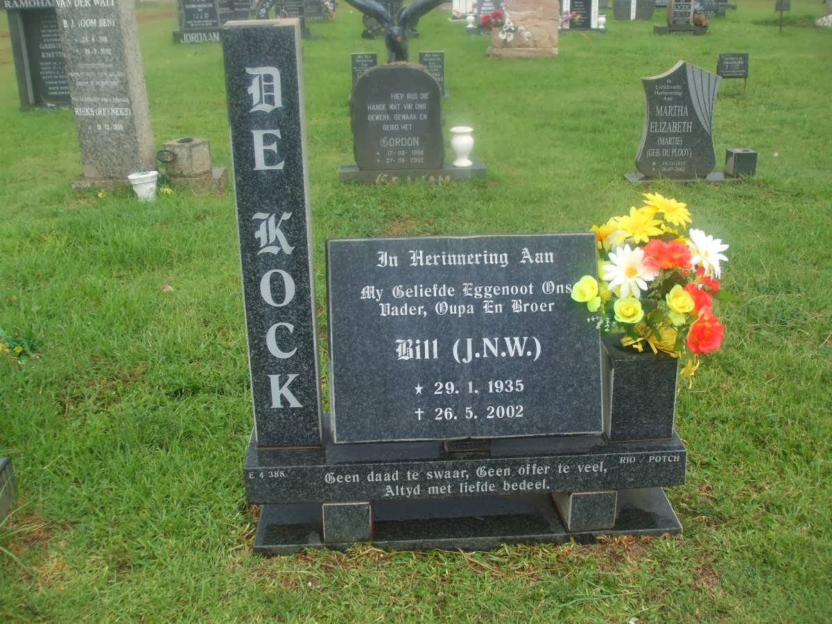 KOCK J.N.W., de 1935-2002