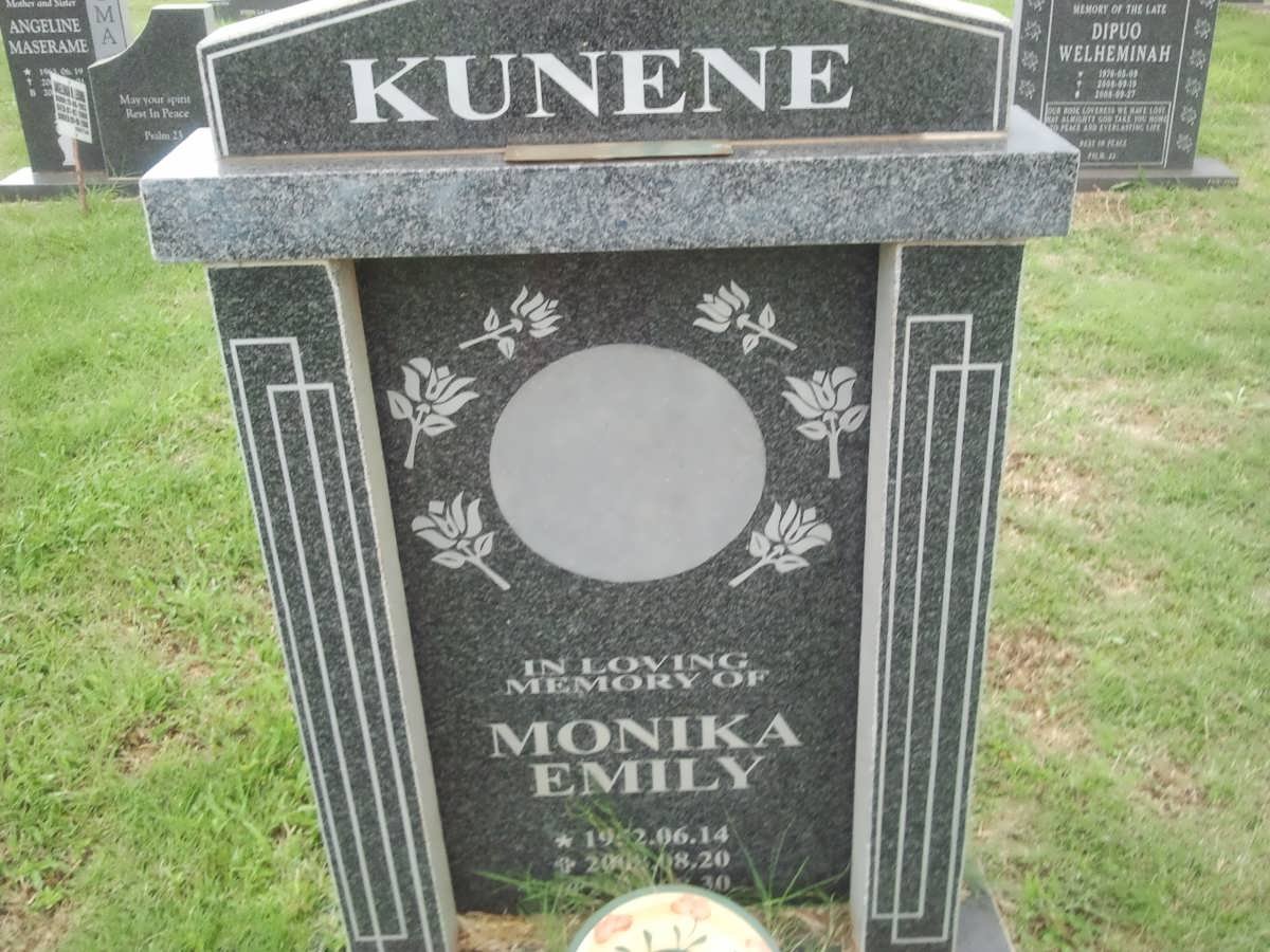 KUNENE Monika Emily 1952-2008