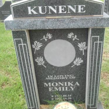 KUNENE Monika Emily 1952-2008