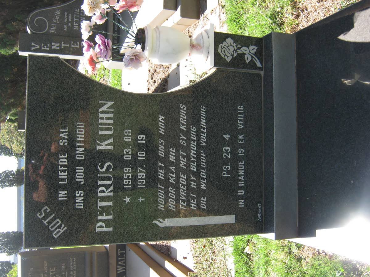 KUHN Petrus 1959-1997