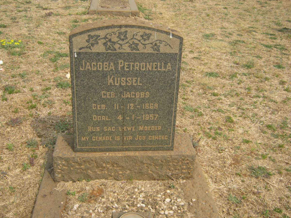 KÜSSEL Jacoba Petronella nee JACOBS 1868-1957