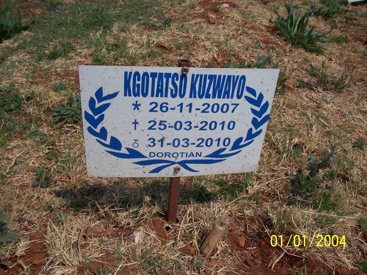 KUZWAYO Kgotatso 2007-2010