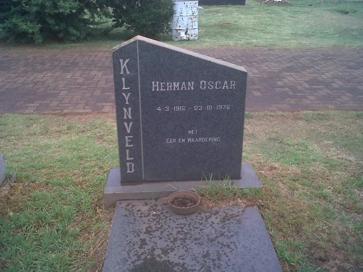 KLYNVELD Herman Oscar 1916-1976