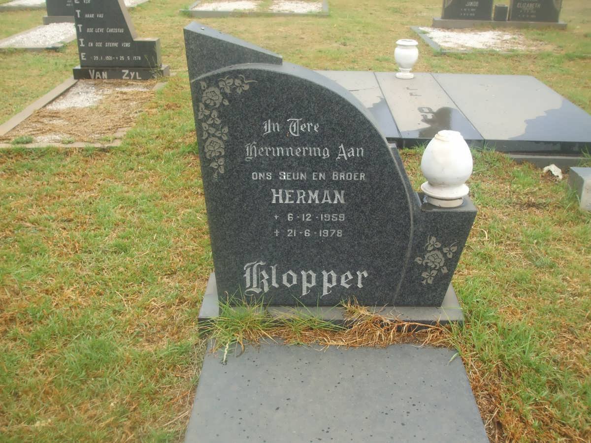 KLOPPER Herman 1959-1978