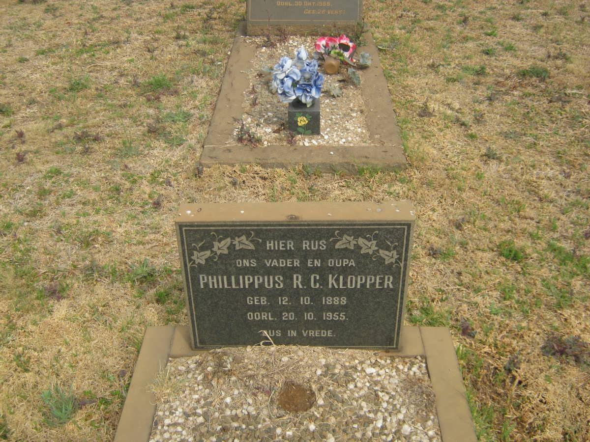 KLOPPER Phillippus R.C. 1888-1955