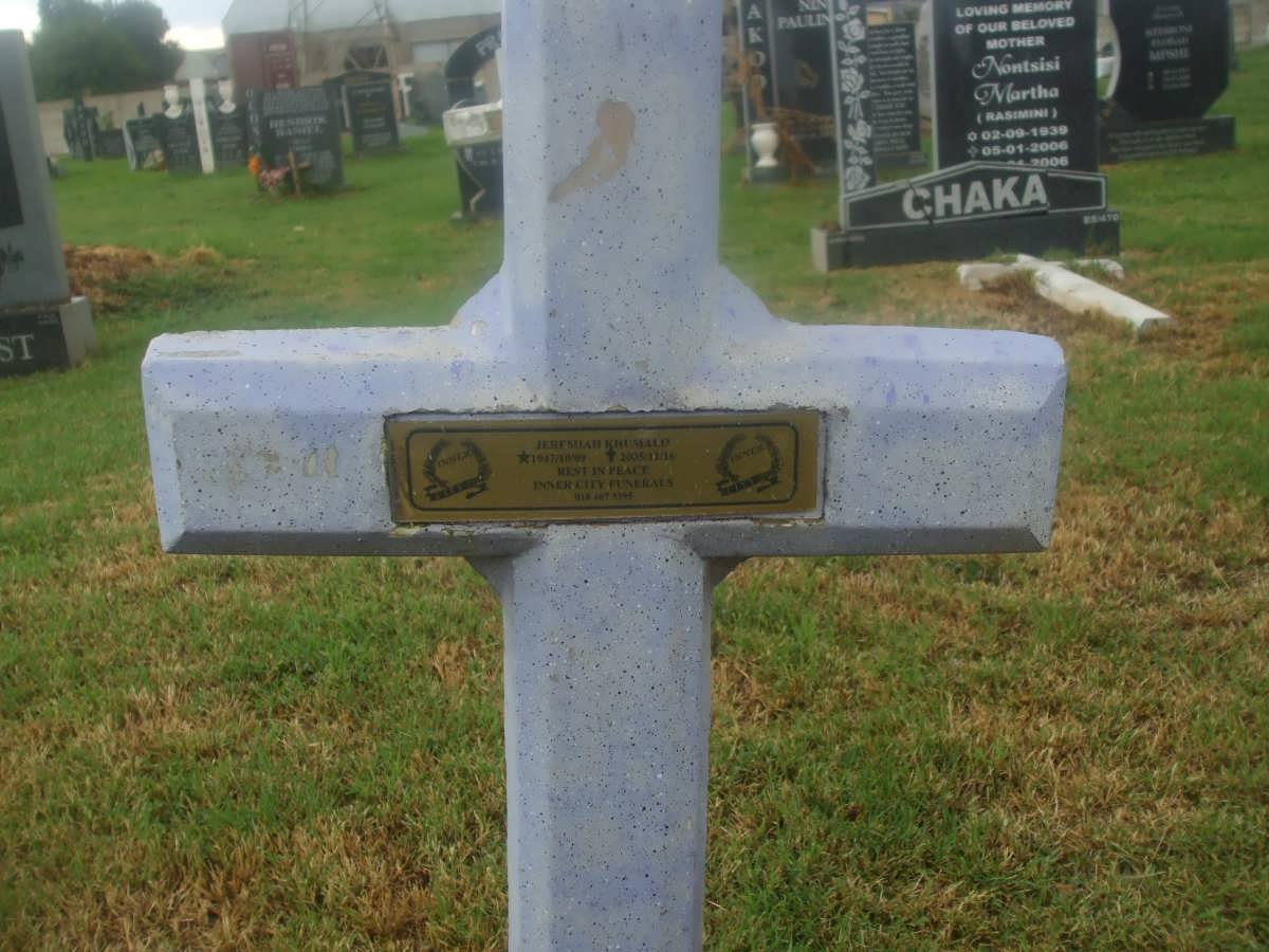 KHUMALO Jeremiah 1947-2005