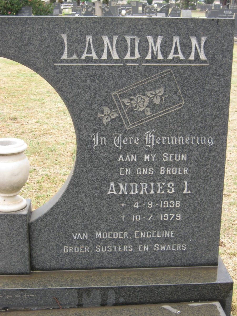 LANDMAN Andries L. 1938-1979