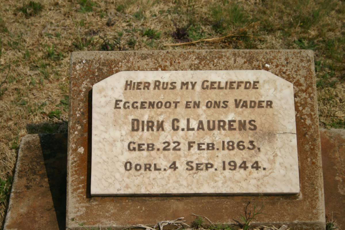 LAURENS Dirk C. 1863-1944