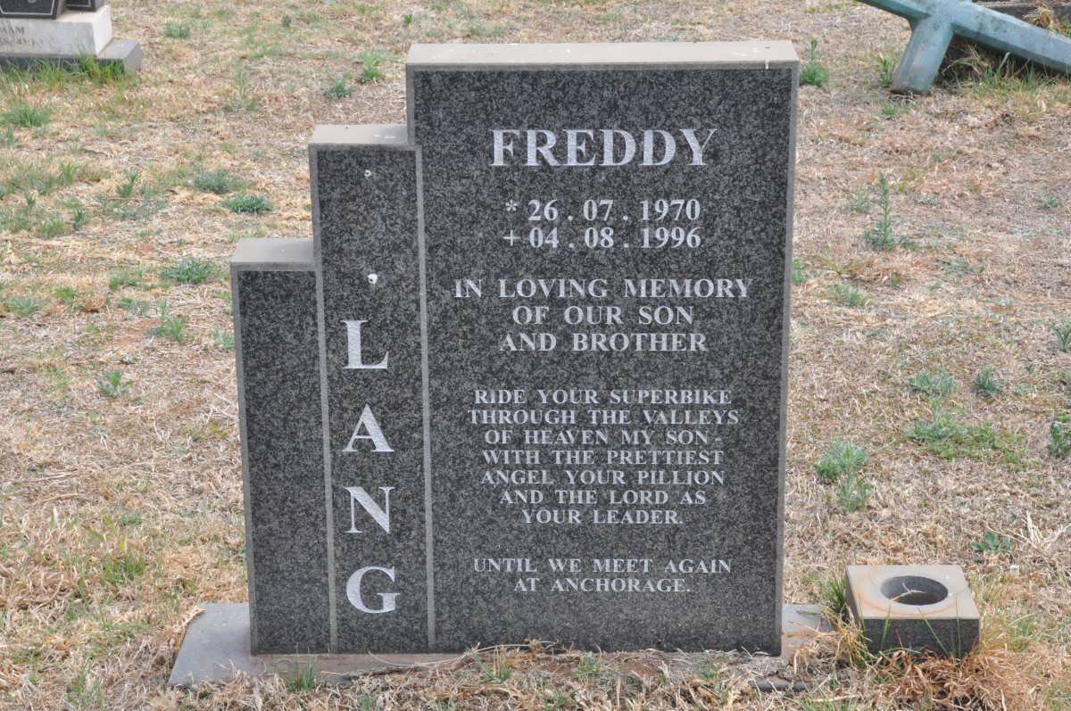 LANG Freddy 1970-1996