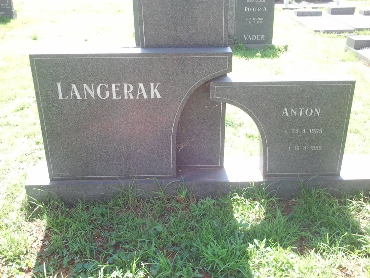 LANGERAK Anton 1969-1989