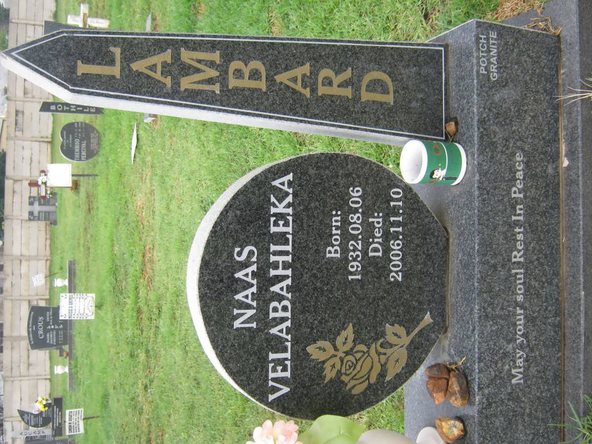LAMBARD Naas Velebahleka 1932-2006