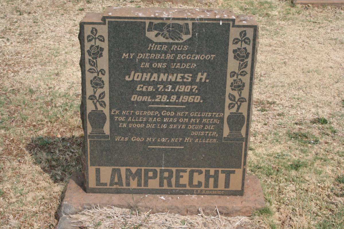 LAMPRECHT Johannes H. 1907-1960