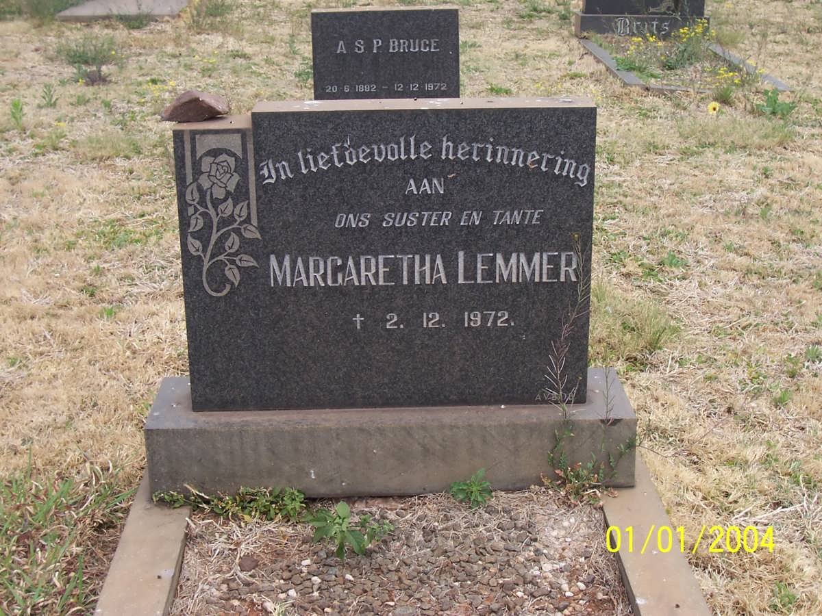 LEMMER Margaretha -1972