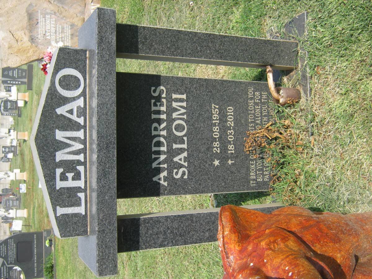 LEMAO Andries Salomi 1957-2010