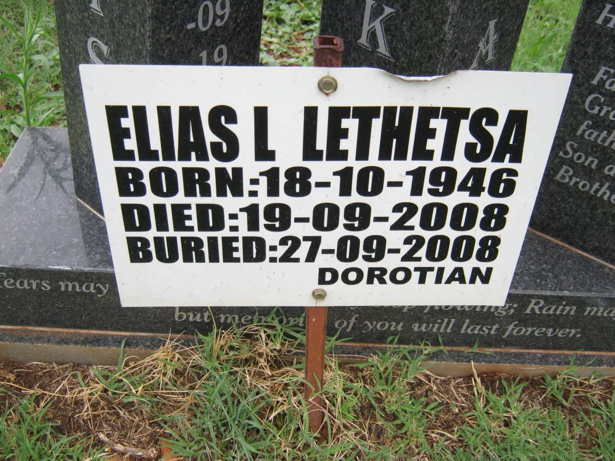 LETHETSA Elias L. 1946-2008