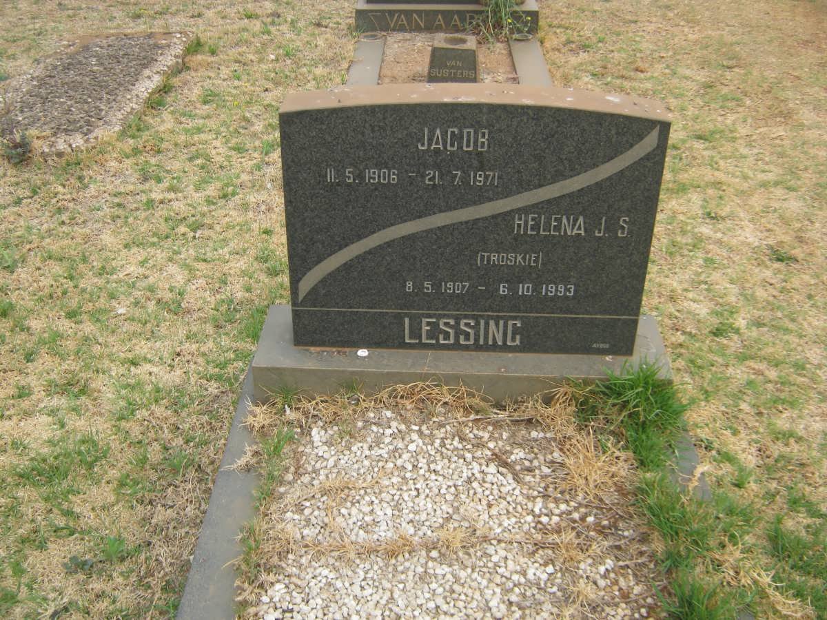 LESSING Jacob 1906-1971 &amp; Helena Johanna Susara TROTSKIE 1907-1993