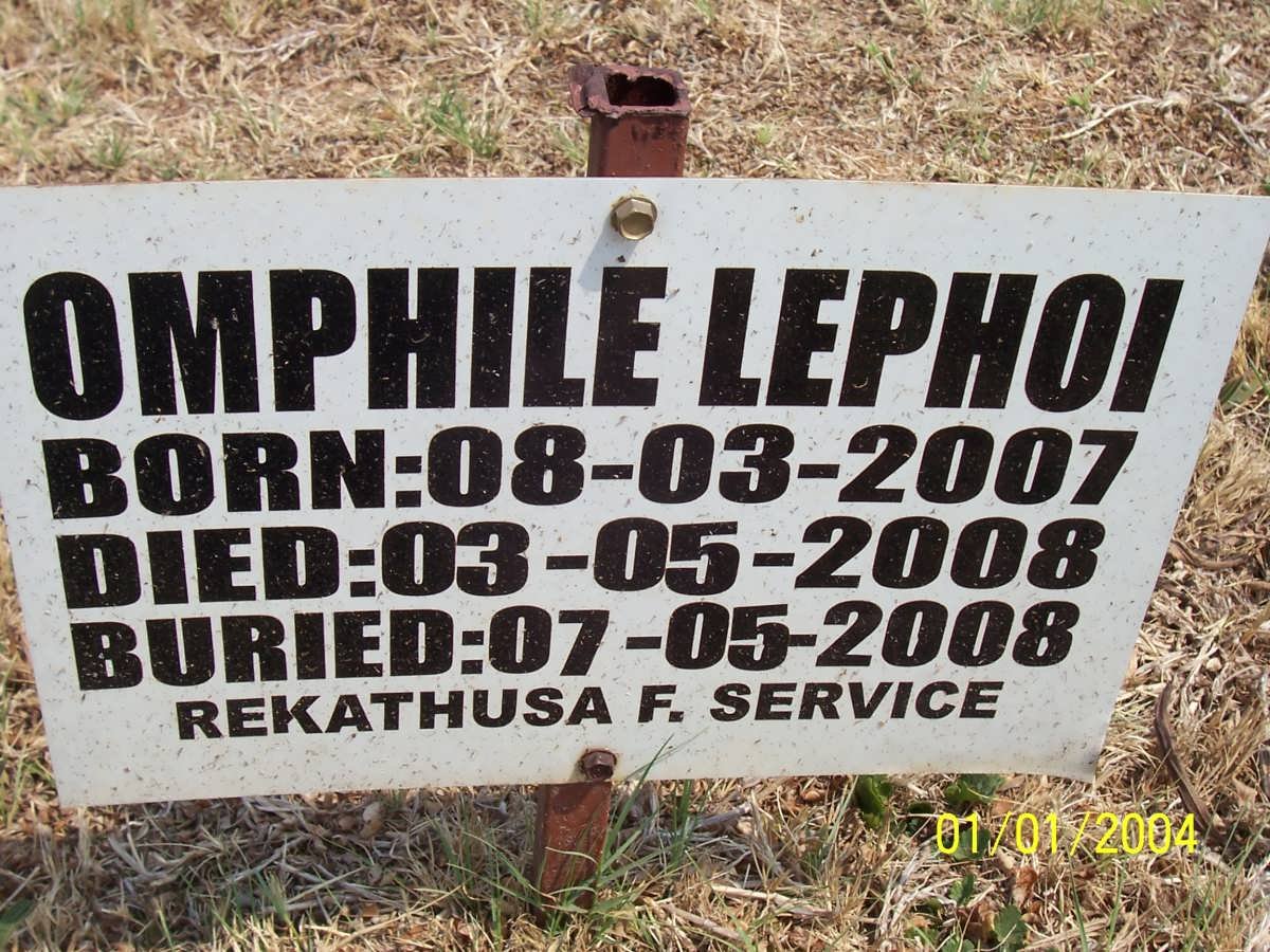 LEPHOI Omphile 2007-2008