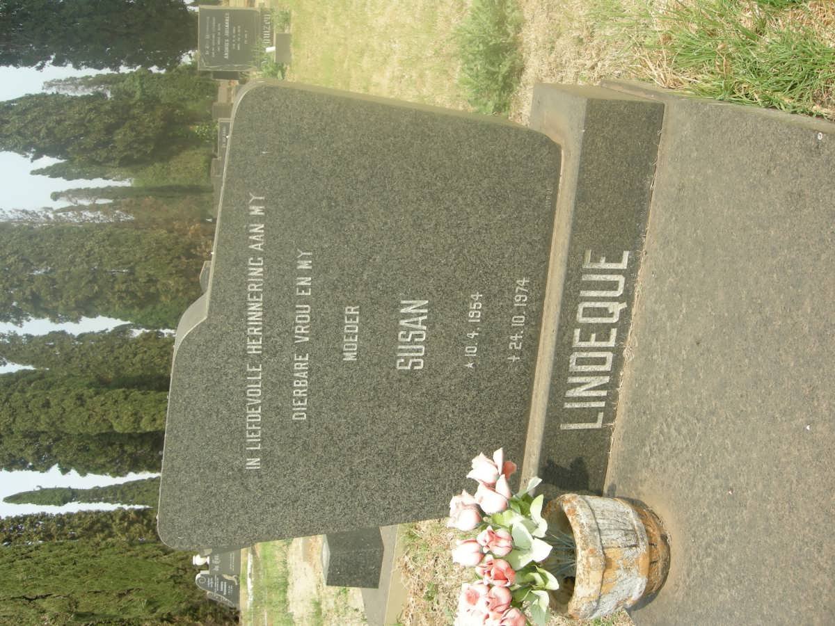 LINDEQUE Susan 1954-1974