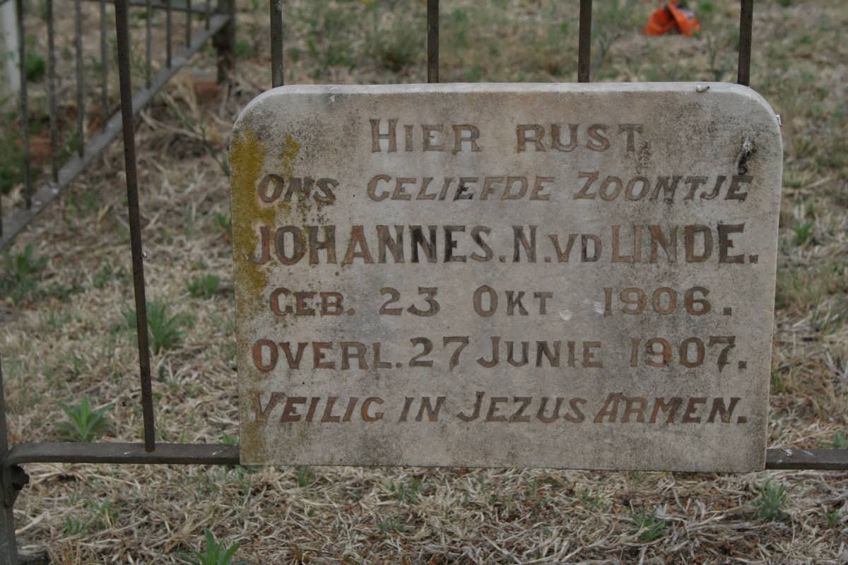 LINDE Johannes N., v,d, 1906-1907