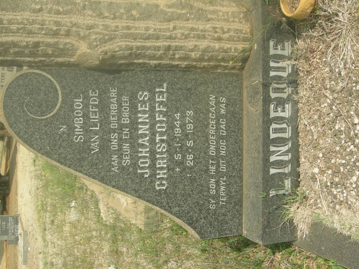 LINDEQUE Johannes Christoffel 1944-1973