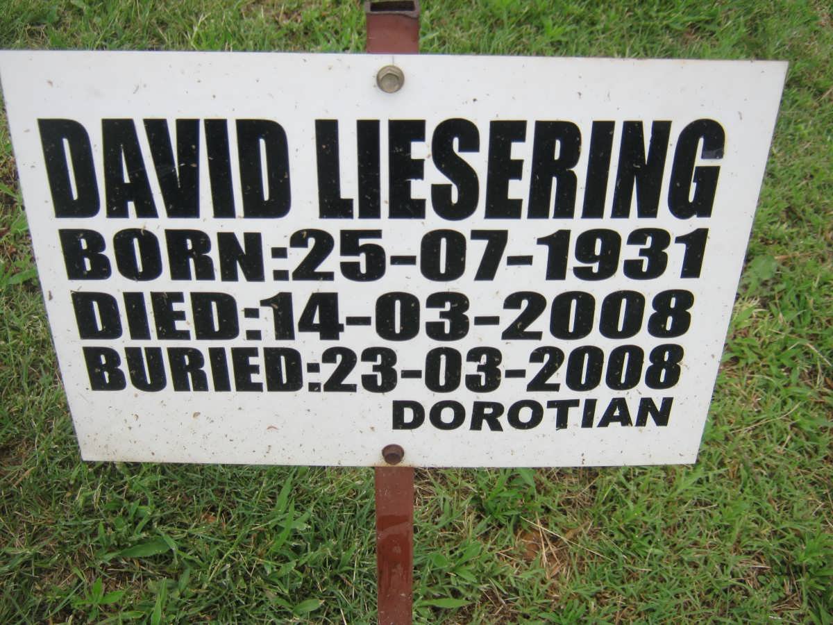 LIESERING David 1931-2008